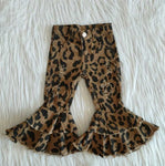 Multi Layered Ruffle Bell Bottoms