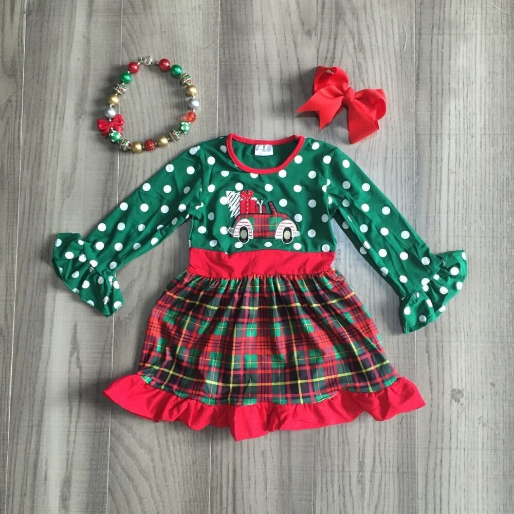 Polka Dot and Plaid Winter 3 Pc Set