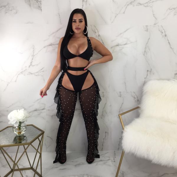 Sheer Rodeo Fringe Set