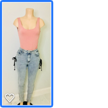 Show Off Light Wash Denim Jeans