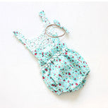 Spring Ruffled Floral Romper